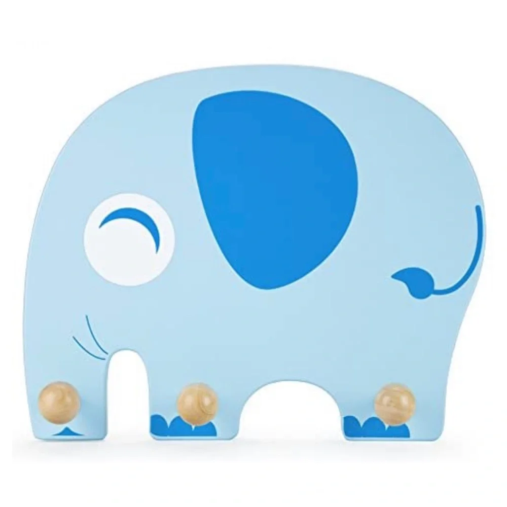 Imagination Generation Wooden Elephant Kids Clothing Rack - Picture 1 of 10